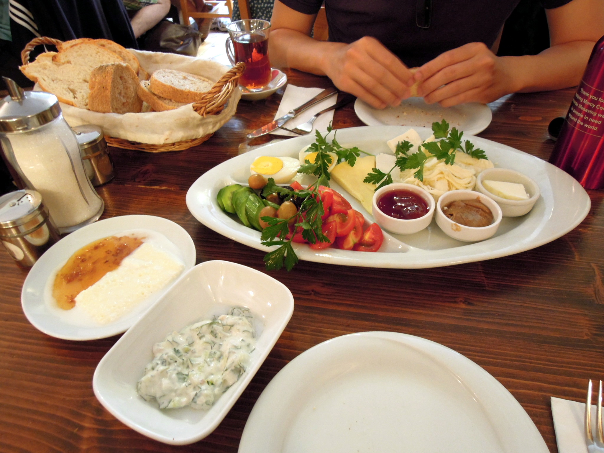 Turkish food is fresh and full of flavour